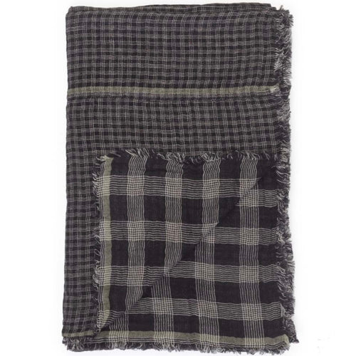 Plaid linned Dark - 2 x 1.5 m.