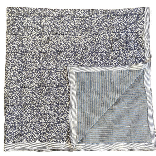 Roomers vattæppe dobbeltseng - Wild Indigo Size 2.7 x 2.7 M.