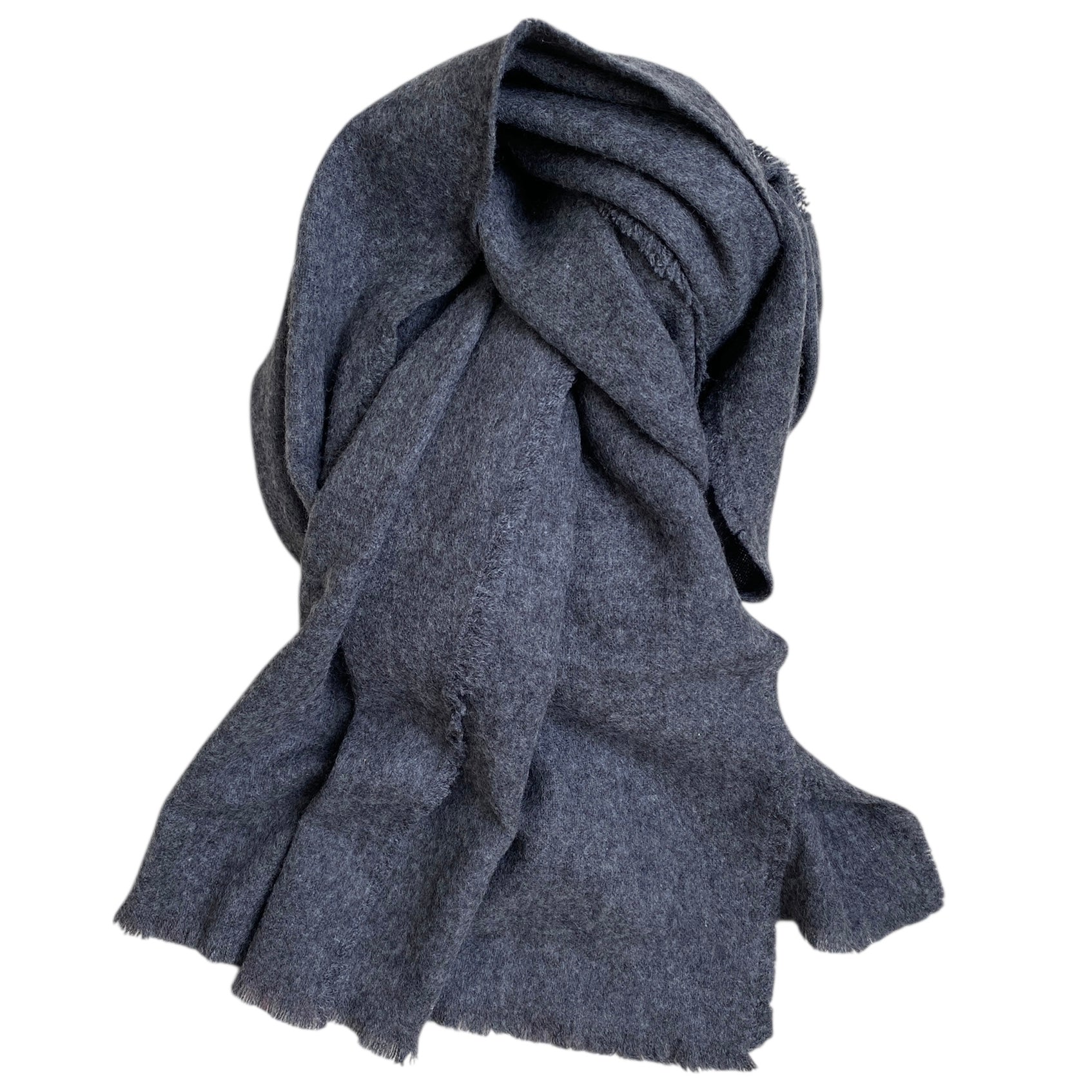 Cashmere filted 100 % - dark grey