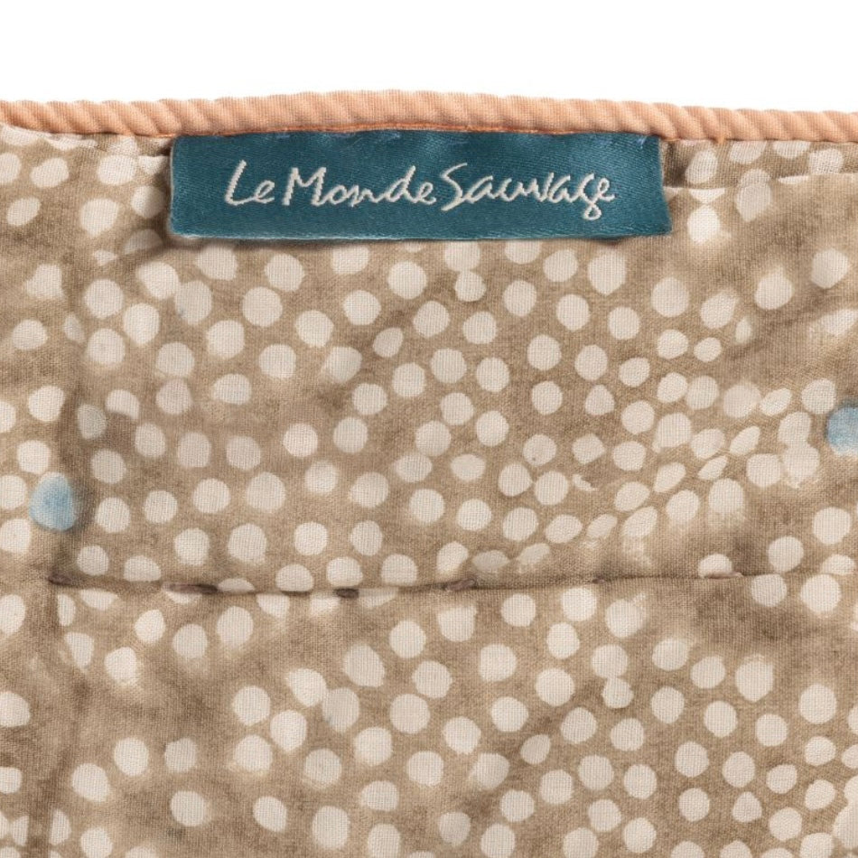 Reiko - stort quiltet sengetæppe beige