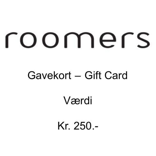 Gavekort Roomers Kr. 250.-