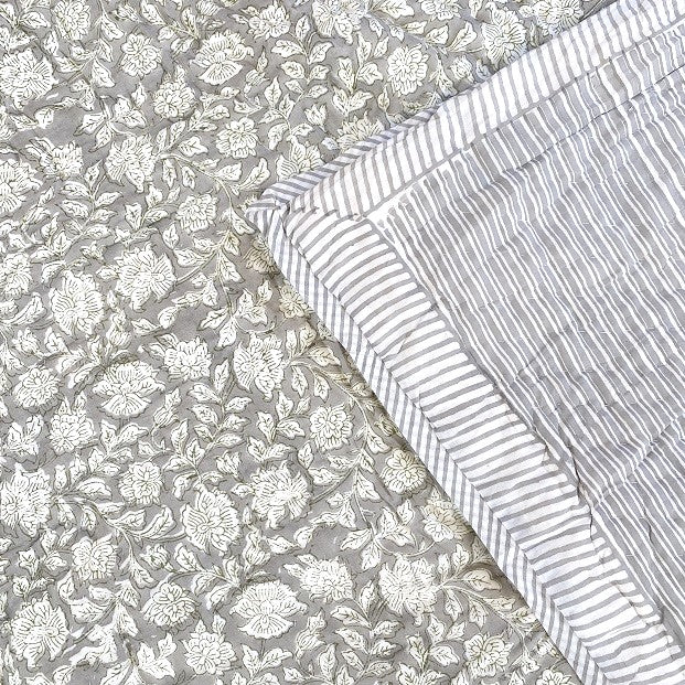Roomers bomulds-vattæppe Grey Fusion - Size 2.6 x 2.2 M.