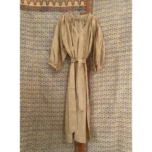 Khadi kjole - tunika - camel - one size
