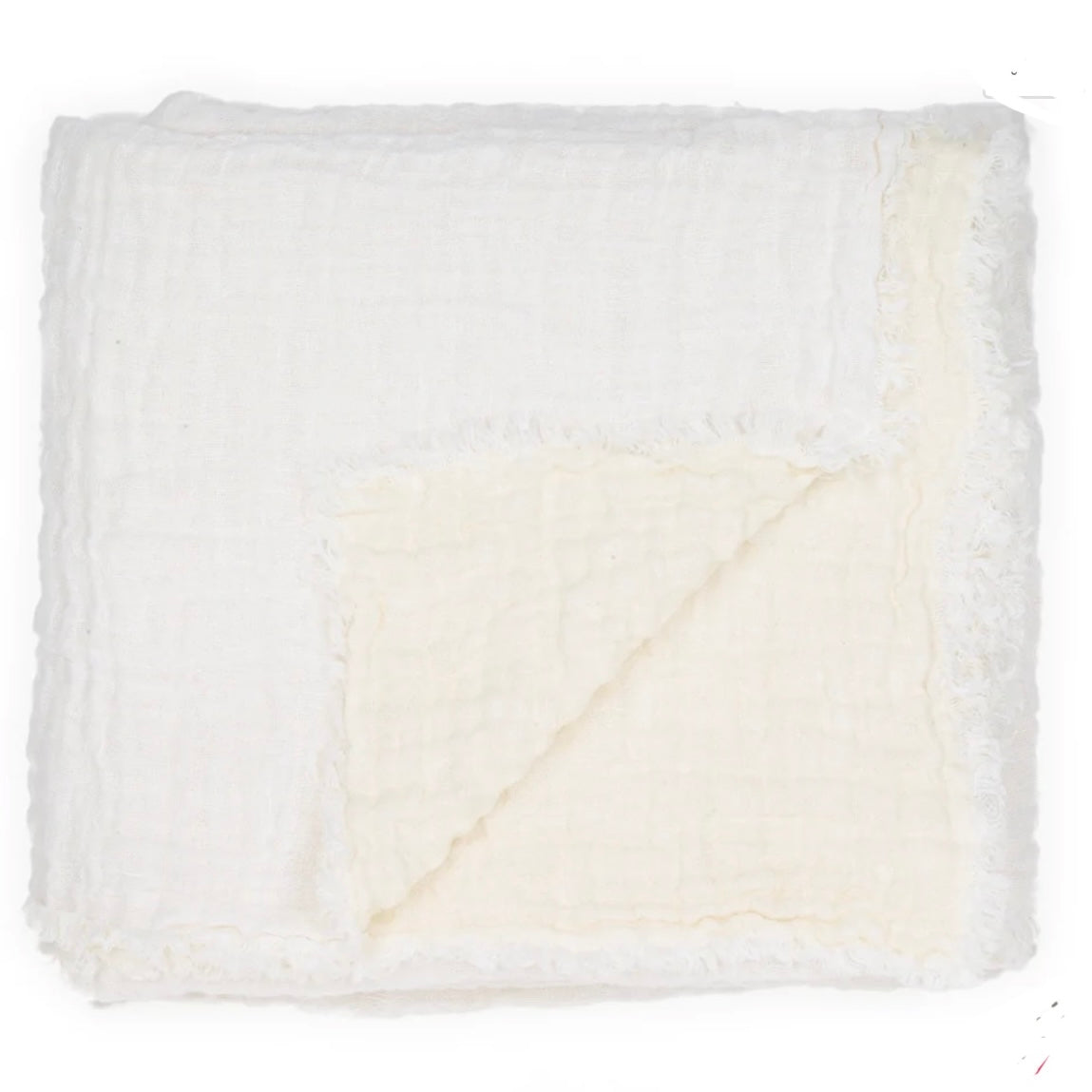 Bedcover linned White - 2.6 x 2.6 m.