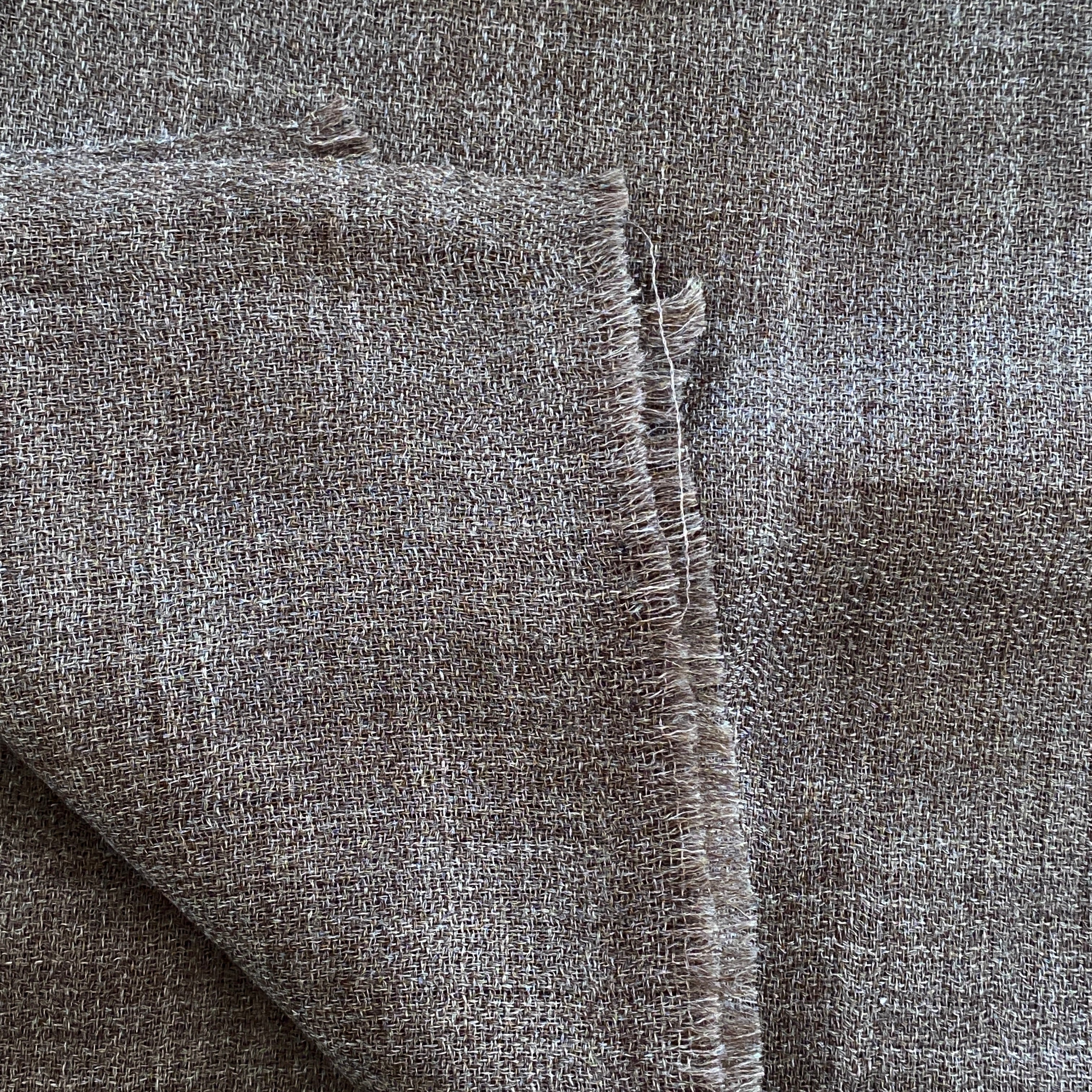 Cashmere & silke pashmina lys brun