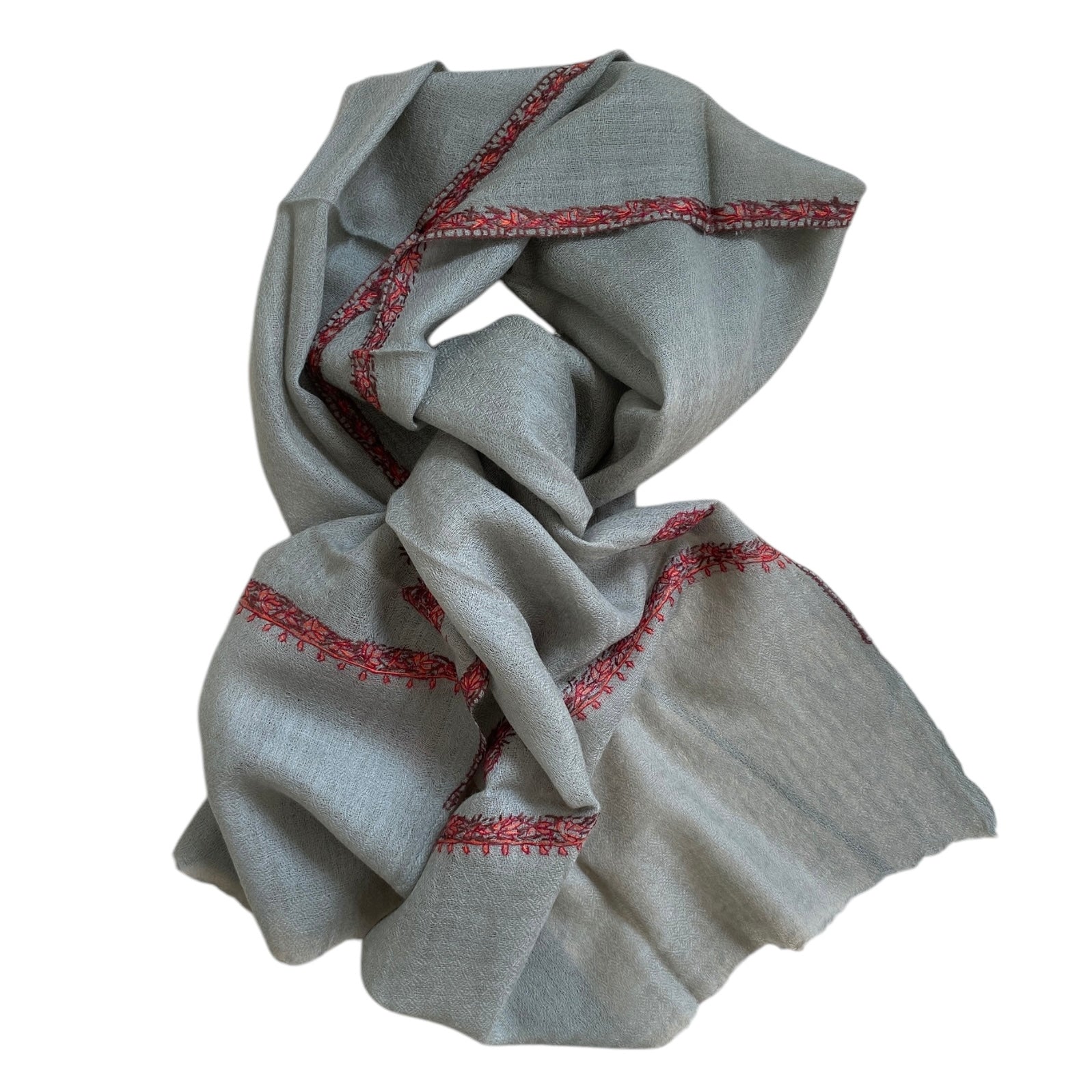 Pashmina med hand embroedery - 02