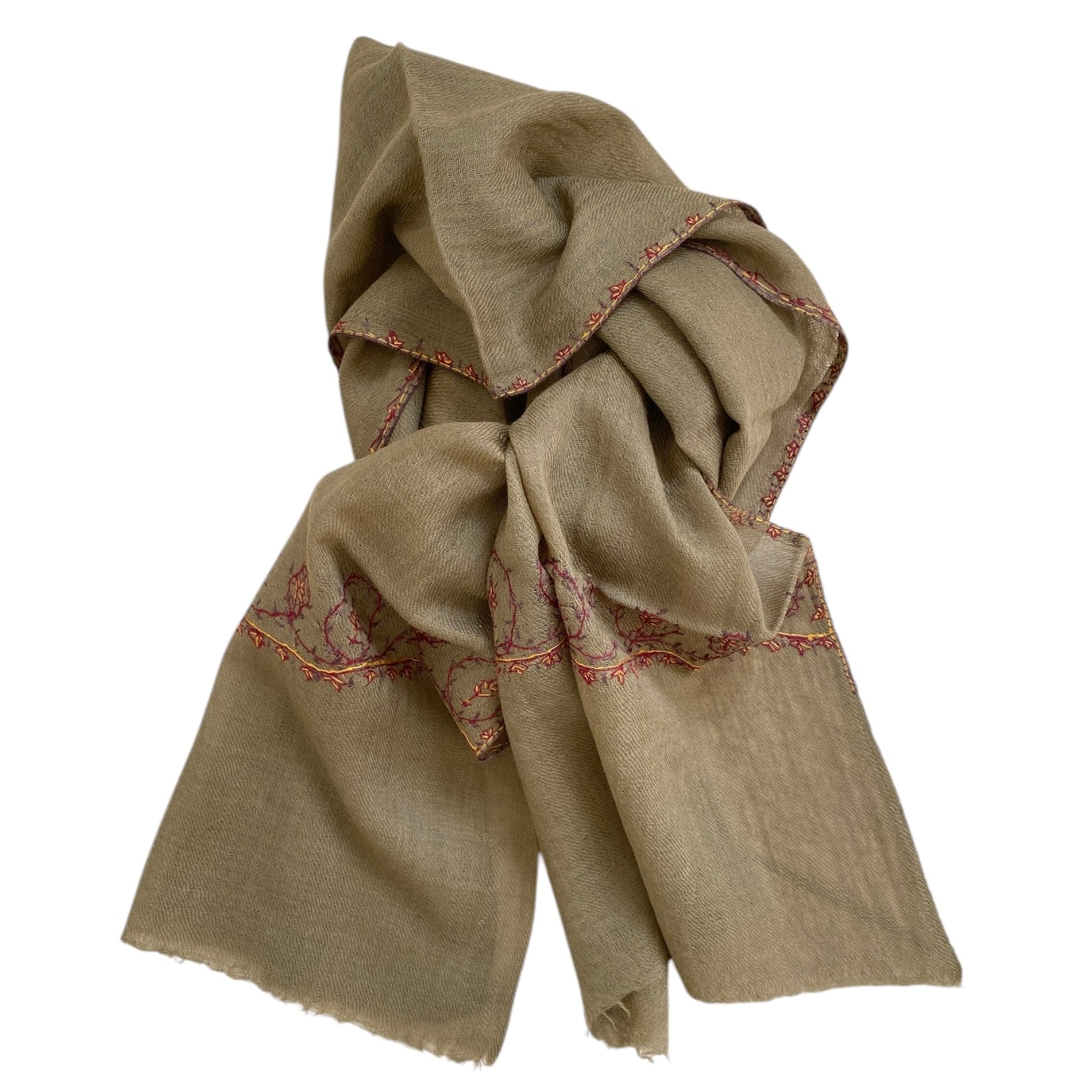 Pashmina med hand embroedery - 03