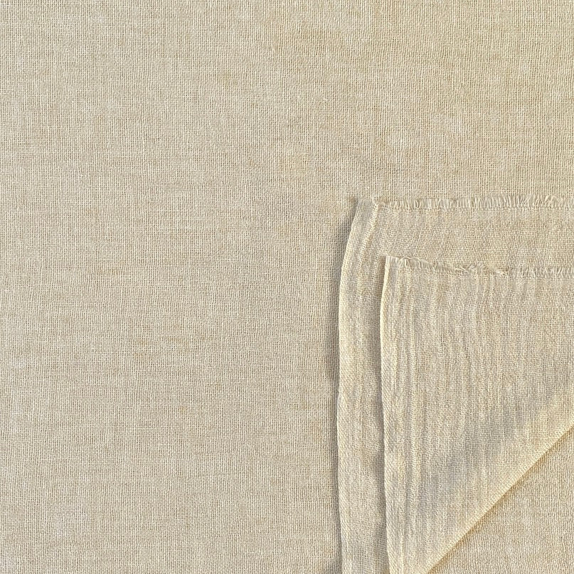 Cashmere & uld pashmina råhvid