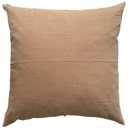 Giga hørpude camel 80 x 80 cm.