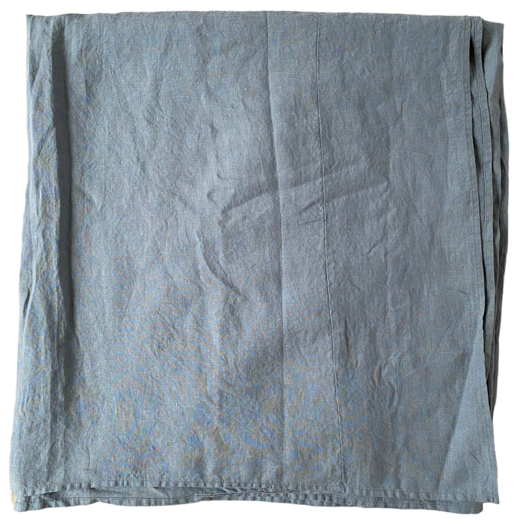 Sengetæppe hør dusty blue - 2.9 x 2.8 M