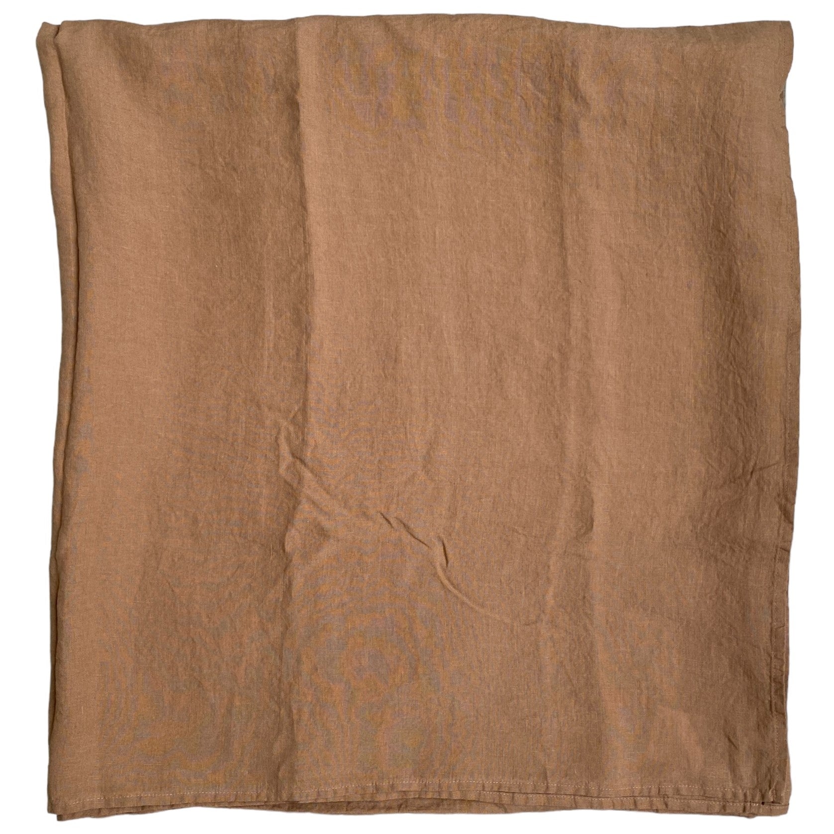 Sengetæppe hør camel - 2.9 x 2.8 M