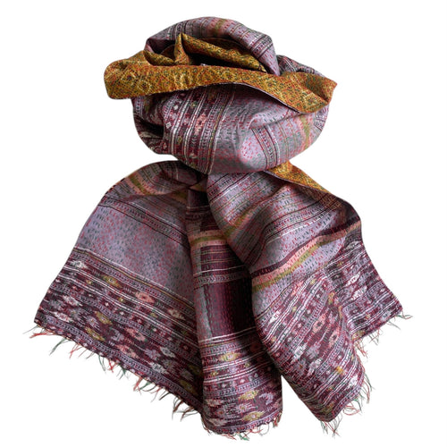 Silke kantha tørklæde no 13 - small