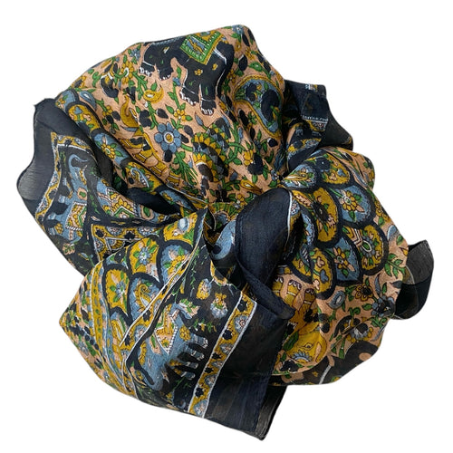 silk scarf square no 12 - 0.9 x 0.9 m.