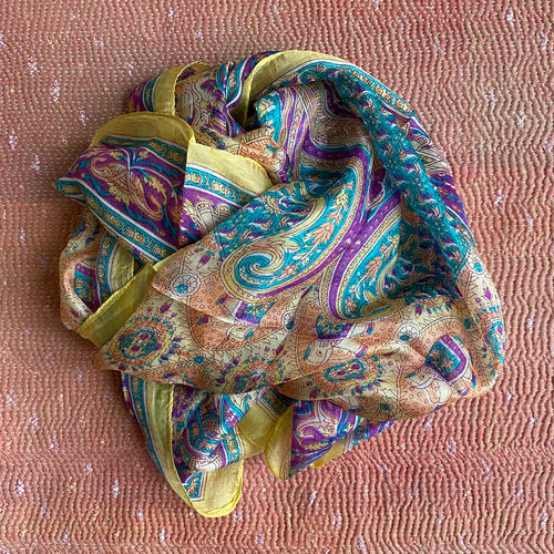silk scarf long no 22 - 1.8 x 0.5 m.
