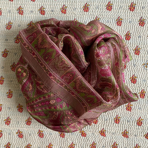 silk scarf long no 26 - 1.8 x 0.5 m.