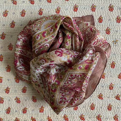silk scarf long no 27 - 1.8 x 0.5 m.