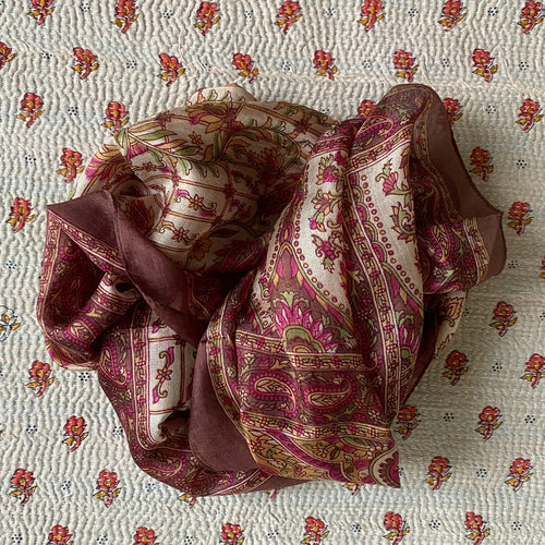 silk scarf long no 28 - 1.8 x 0.5 m.