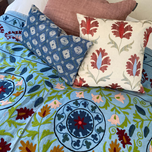 Suzani bed cover No 52 - 2.6 x 2.2 m.
