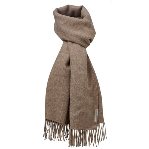 baby alpaca brown 60 x 200 cm.