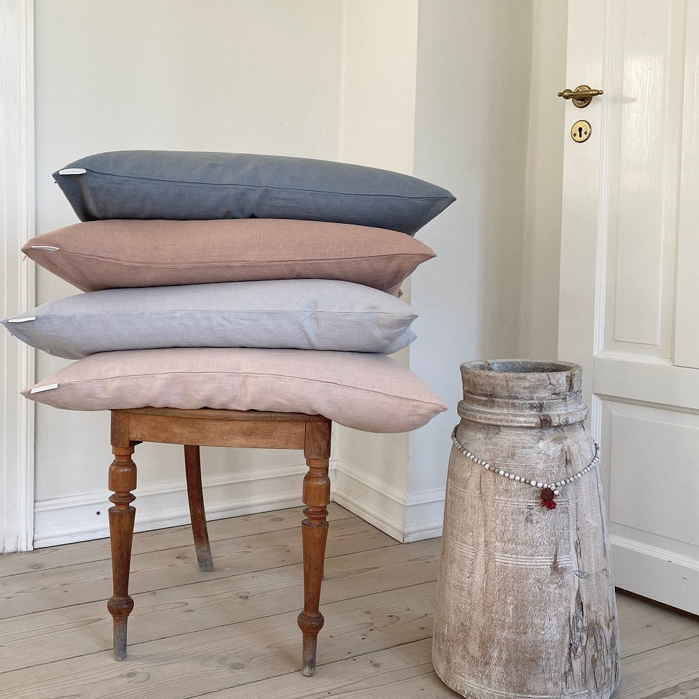 Hørpude sky 70 x 40 cm.