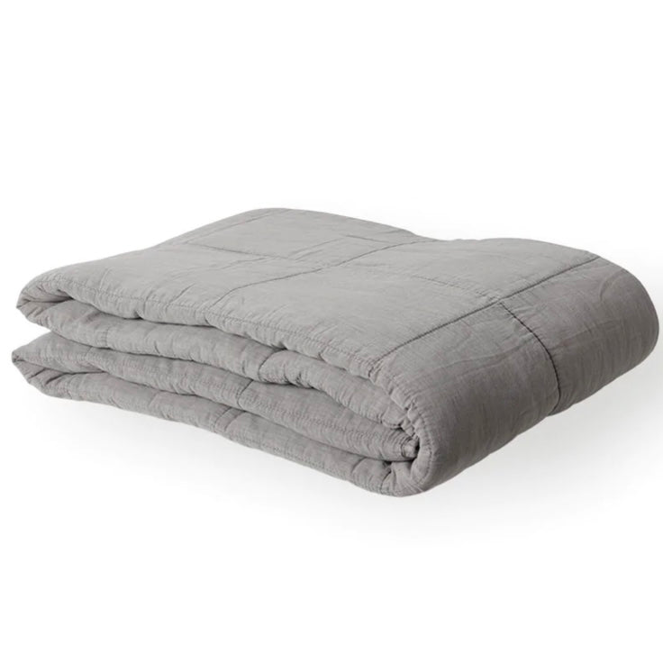 vatteret plaid grey sika - 2 x 1.4 m.