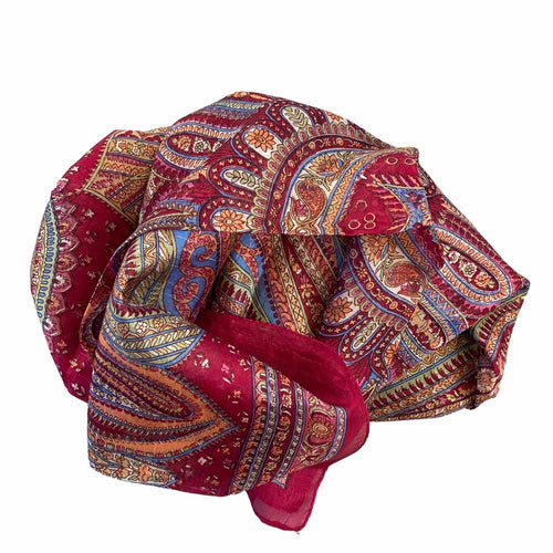 silk scarf square no 11 - 0.9 x 0.9 m.
