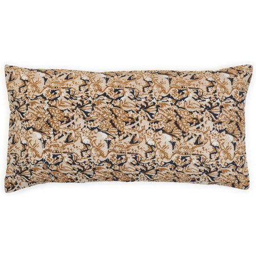 Pude black flower - 90 x 45 cm.