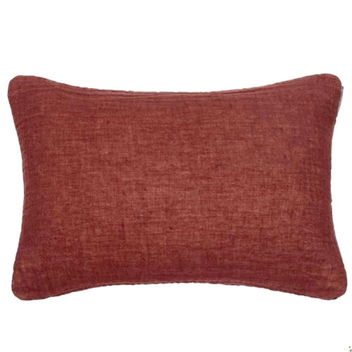 Vafflet pude terra - 60 x 40 cm.