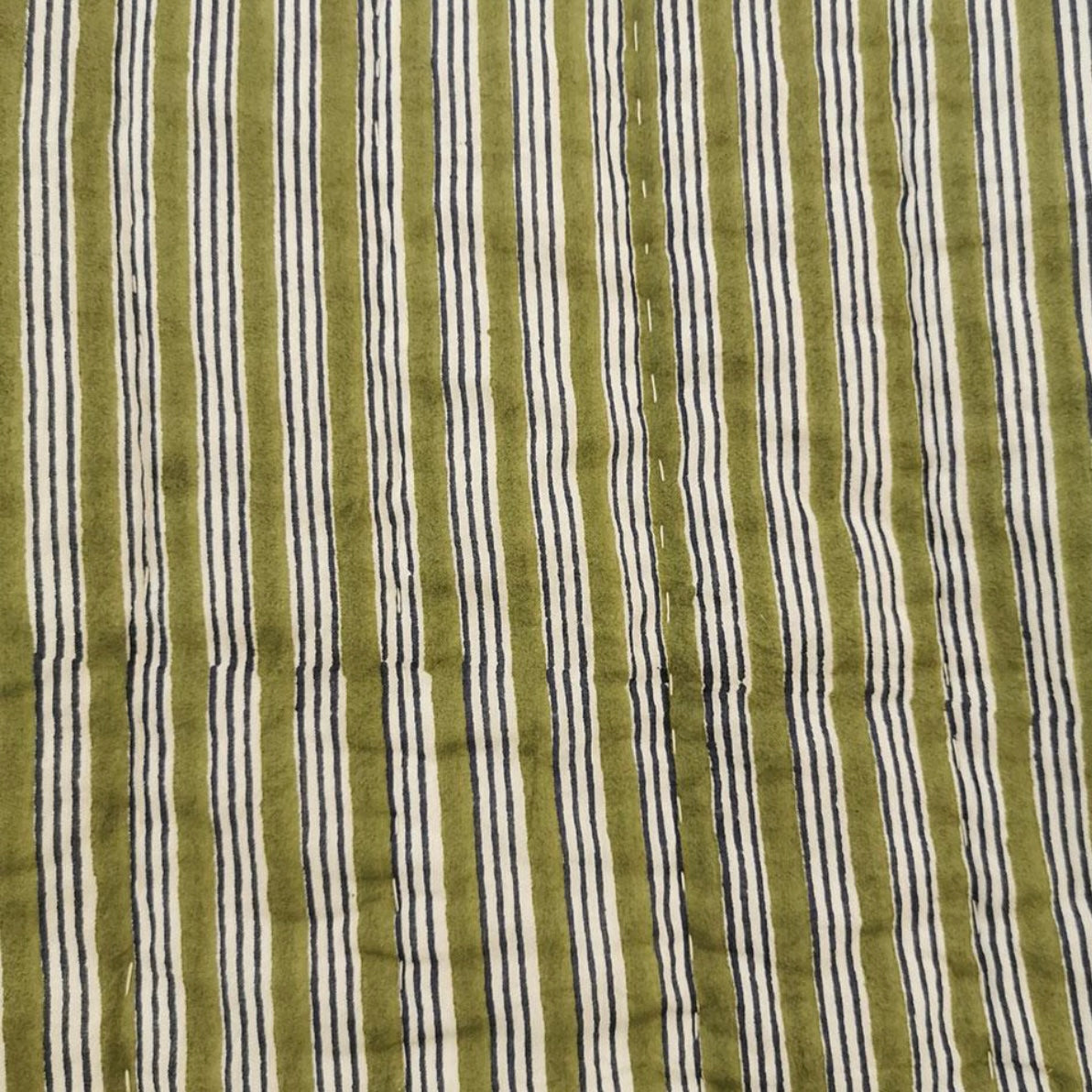 Le Monde Sauvage cotton quilt Hanoi - Size 2.7 x 1.7 M.