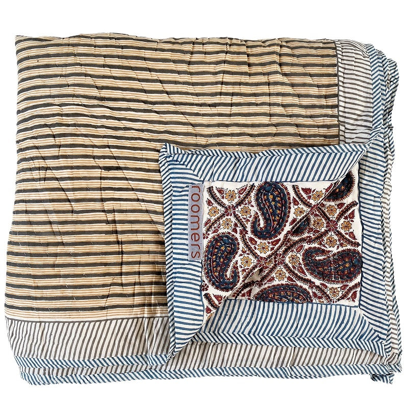 Roomers bomulds-vattæppe Provence - Size 2.5 x 2.2 M.