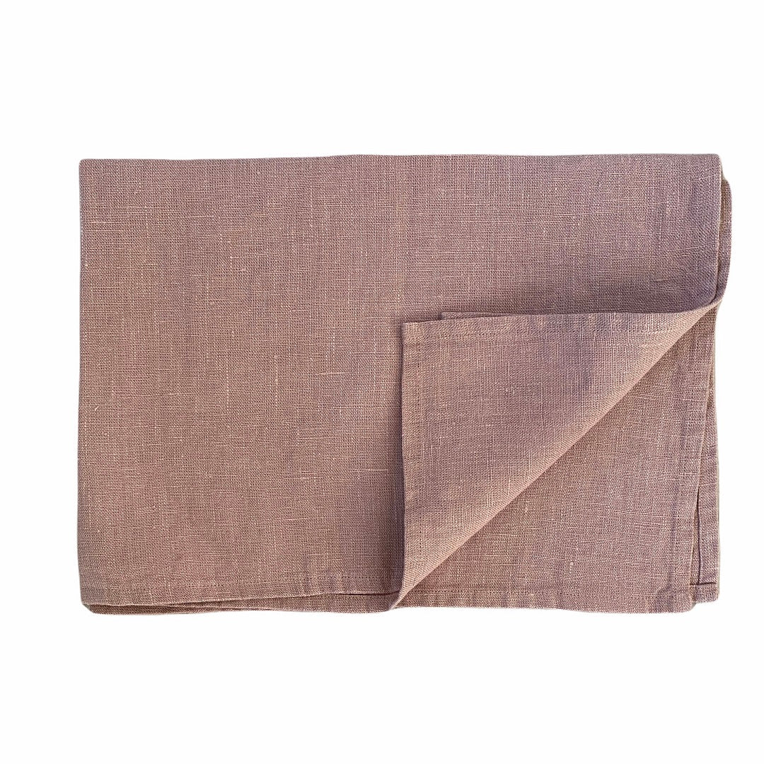 Hør-viskestykke rose 65 x 45