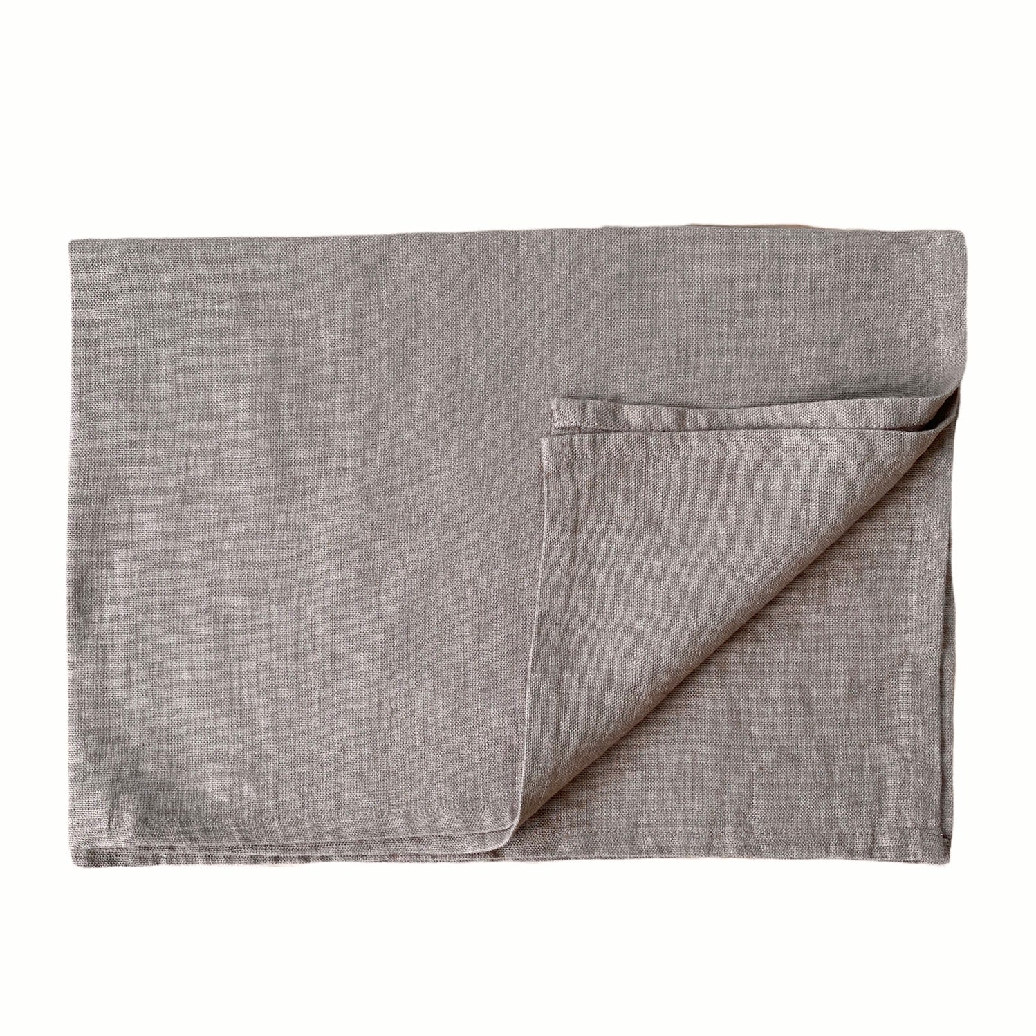 Hør-viskestykke taupe 65 x 45