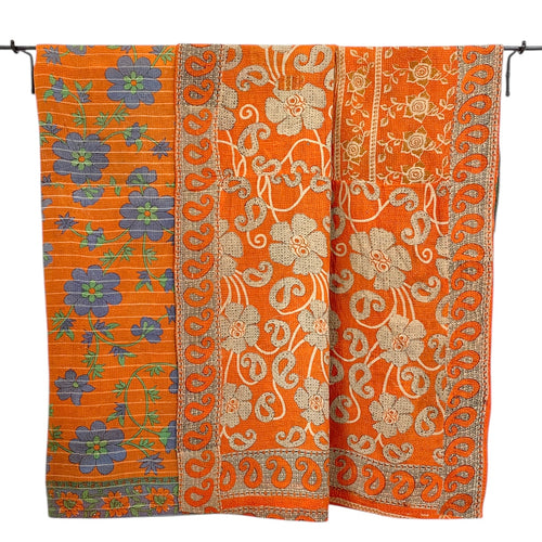 kantha quilt - saritæppe - 2.3 x 1.6 M. No 121