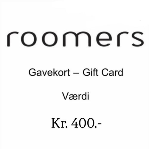 Gavekort Roomers Kr. 400.-