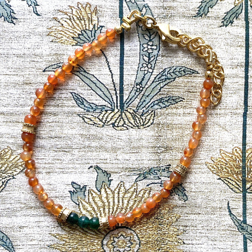 Bracelet Carnelian - jade