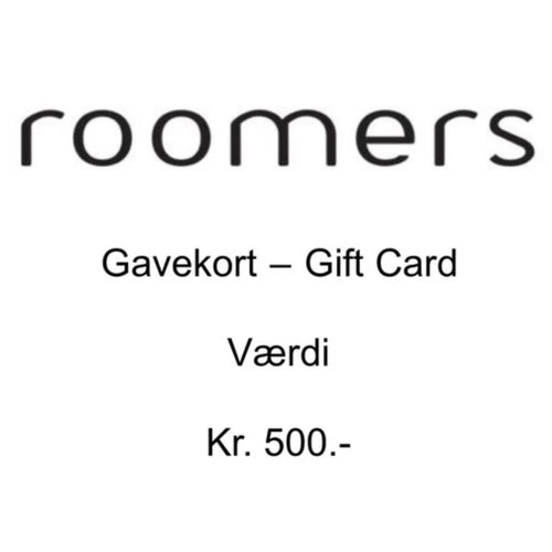 Gavekort Roomers Kr. 500.-