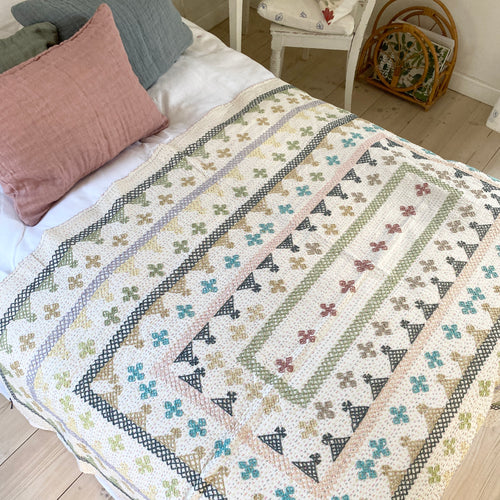 Kantha New  No 11 - 2.25 x 1.5 m.