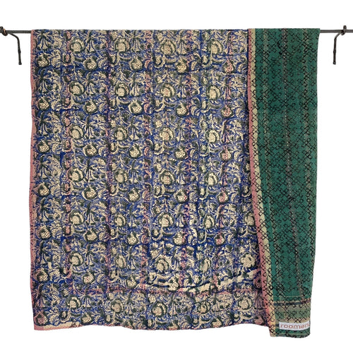 kantha quilt - saritæppe - 1.2 x 1.8 M. No 626