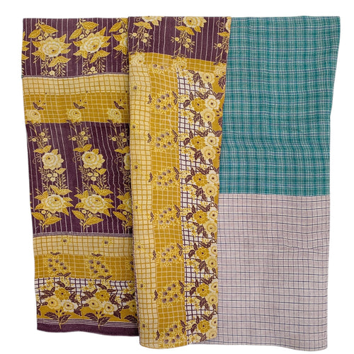 kantha quilt - saritæppe - 2 x 1.4 M. No 80