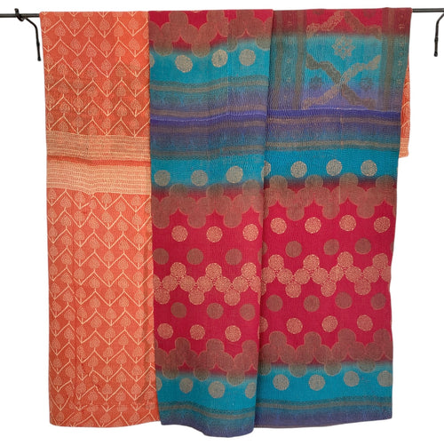 kantha quilt - saritæppe - 2 x 1.6 M. No 81