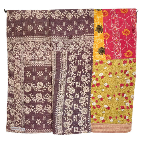 kantha quilt - saritæppe - 2.4 x 1.6 M. No 82