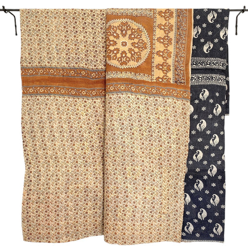 kantha quilt - saritæppe - 2.1 x 1.8 M. No 85