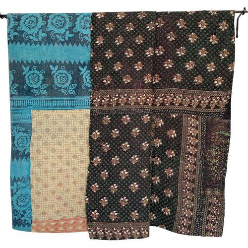kantha quilt - saritæppe - 2.3 x 1.5 M. No 89