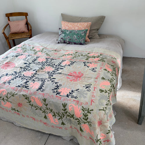 Kantha Suzani tæppe No 45 - 2.3 x 1.6 M