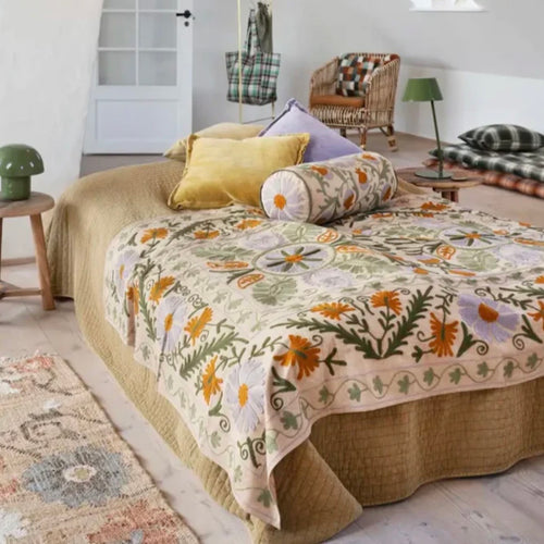 Suzani embroidered Madam Stoltz No 2 - 1.8 x 1.3 M