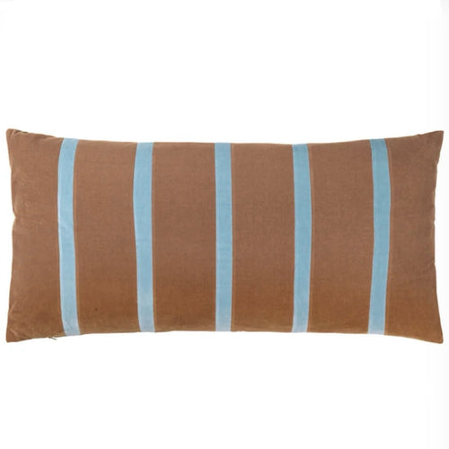 Pippa camel/blue 80 x 40 cm.