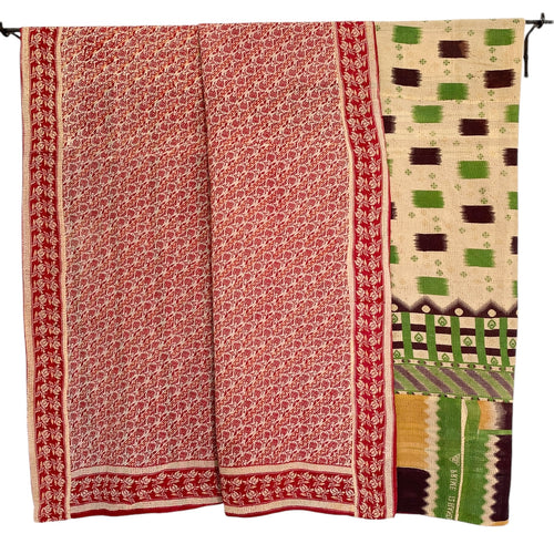 kantha quilt - saritæppe - 2.3 x 1.6 M. No 98