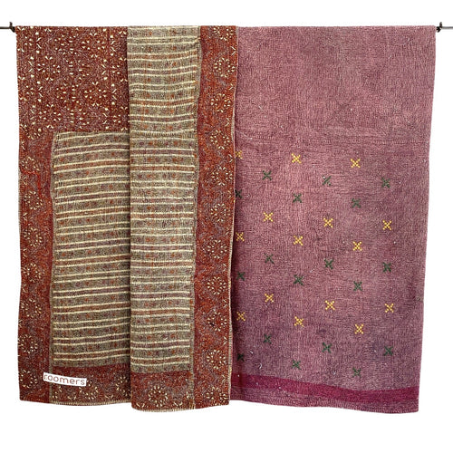 kantha quilt - saritæppe - 2.4 x 1.6 M. No 111