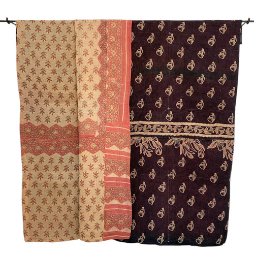 kantha quilt - saritæppe - 2.3 x 1.5 M. No 116