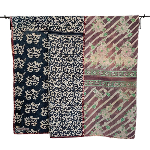 kantha quilt - saritæppe - 2.3 x 1.5 M. No 123